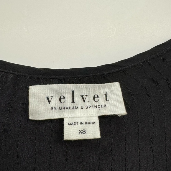 Anthro Velvet Graham & Spencer Black Sequin Tunic Dress NWOT - Picture 5 of 11